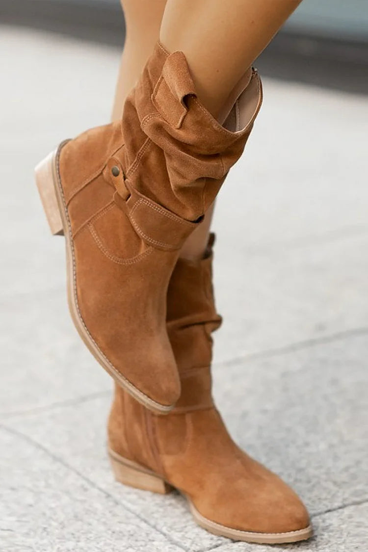 Adelyn -  Luxurious Suede Ankle Boots