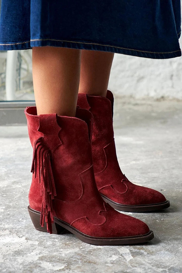 Aspen -  Western Inspired Ankle Boots