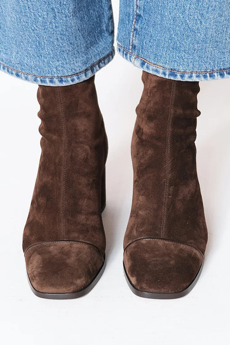 Tatum - Elegant Suede Ankle Boots