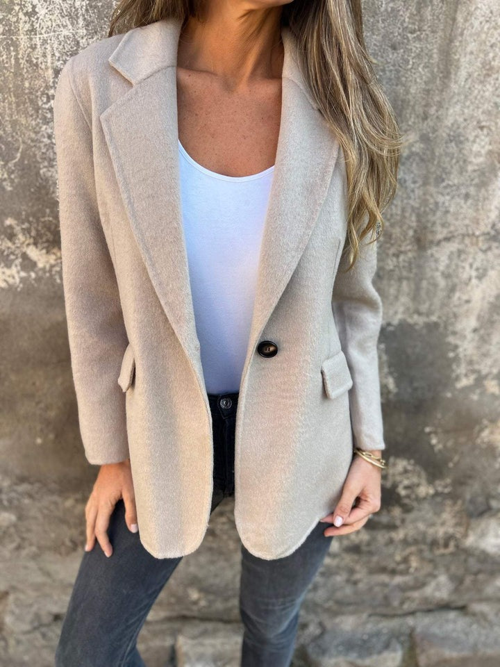 Caroline - Camel Tailored Blazer