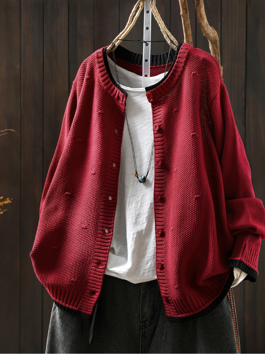 ALICE - TEXTURED CARDIGAN