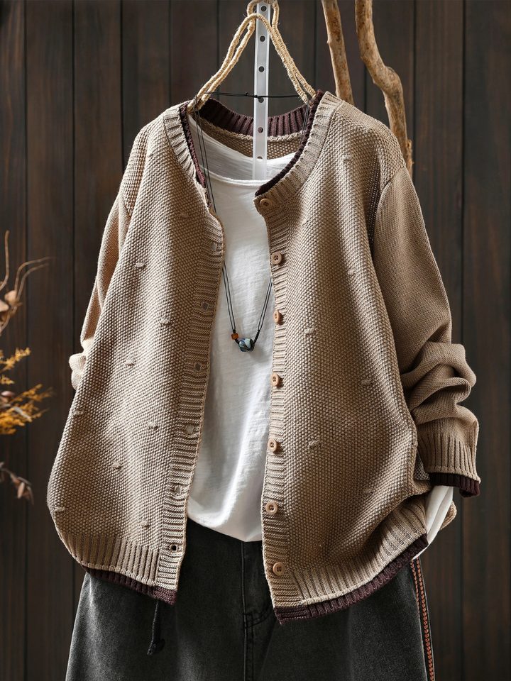 ALICE - TEXTURED CARDIGAN