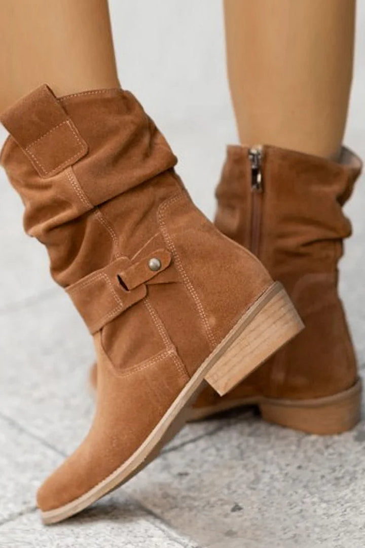Adelyn -  Luxurious Suede Ankle Boots