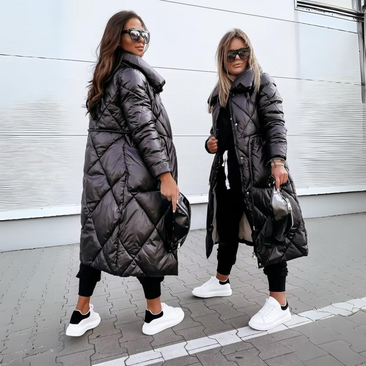 Camila -  Luxe Quilted Long Puffer
