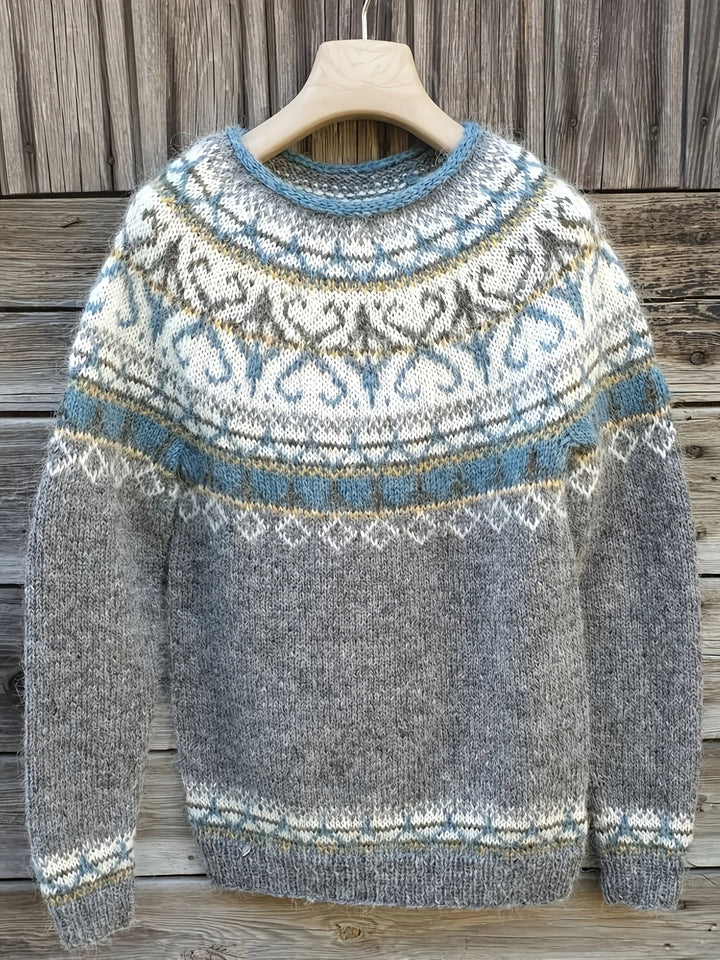 Madeline - Elegant and Warm Nordic Sweater for Winter