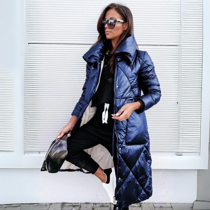 Camila -  Luxe Quilted Long Puffer