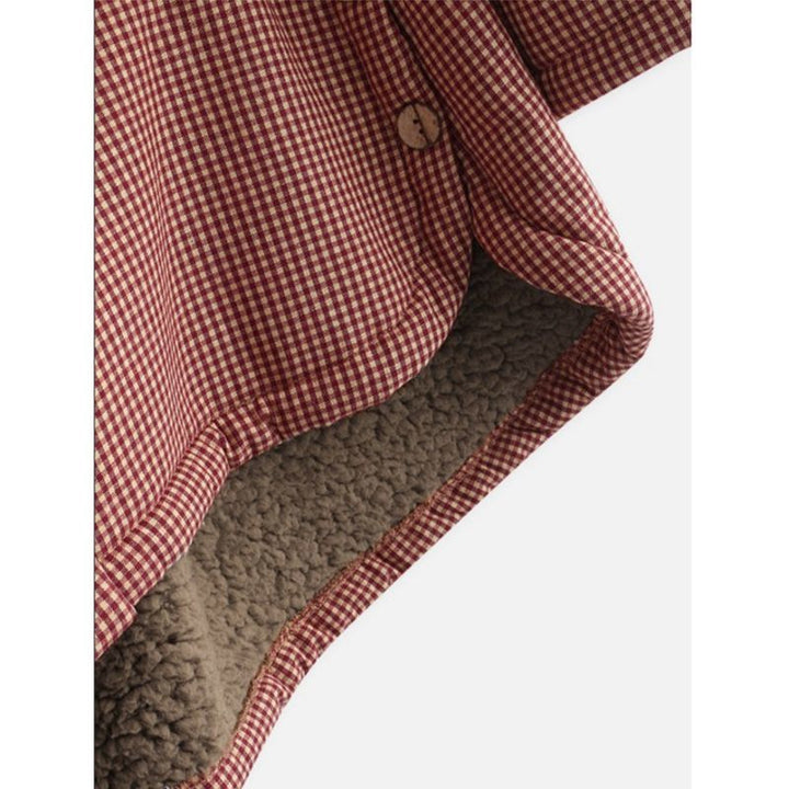 Ruby - Checked Hooded Coat