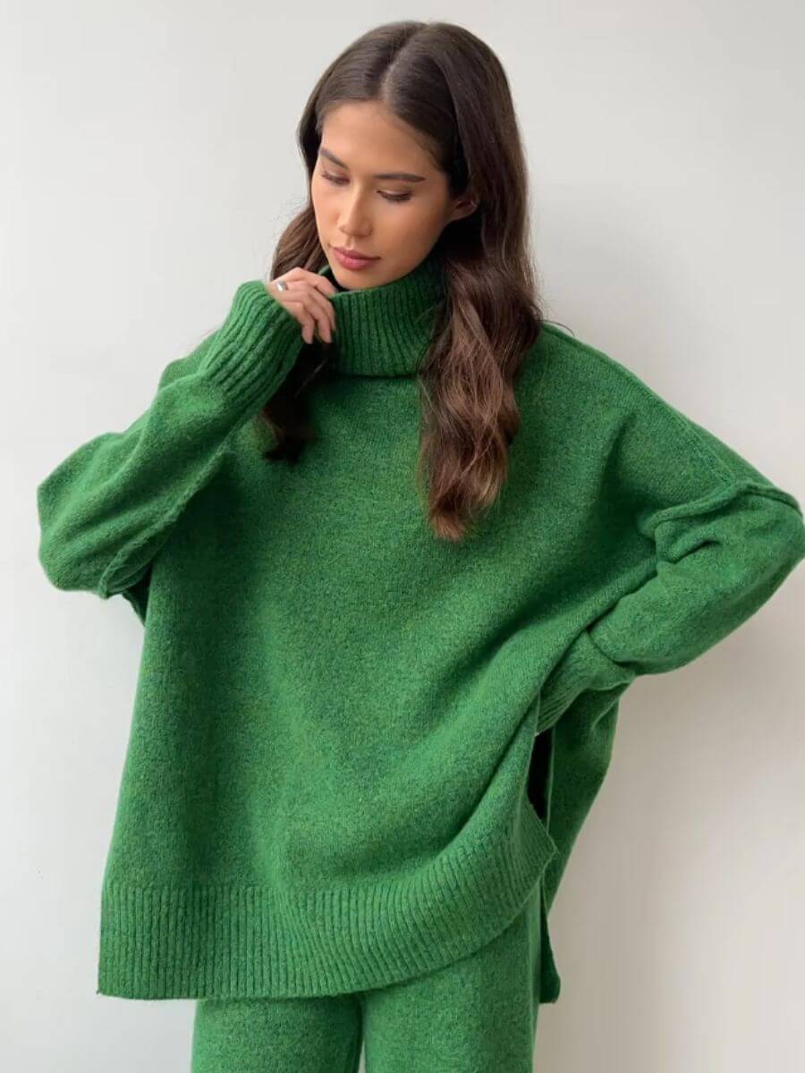 Liora - Turtleneck Knit Set