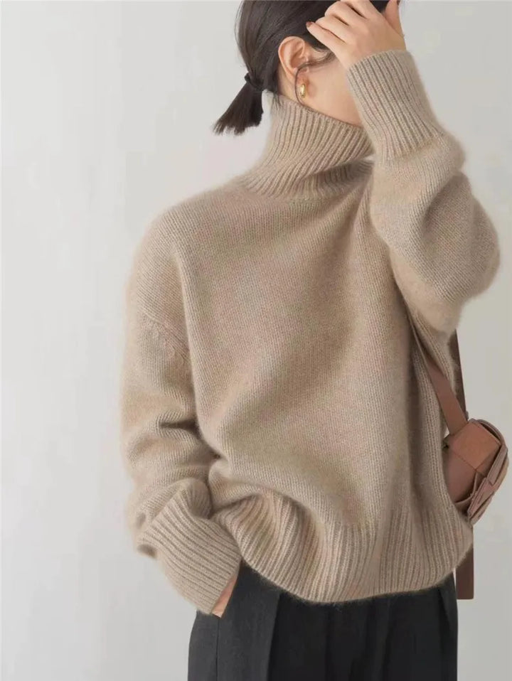 Autumn -  High Collar Sweater