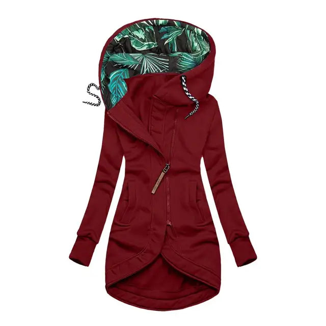 Claire - Hooded Asymmetrical Jacket