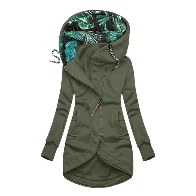 Claire - Hooded Asymmetrical Jacket