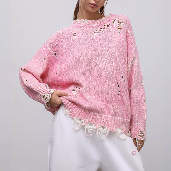 Genevra - Rugged Woolen Sweater