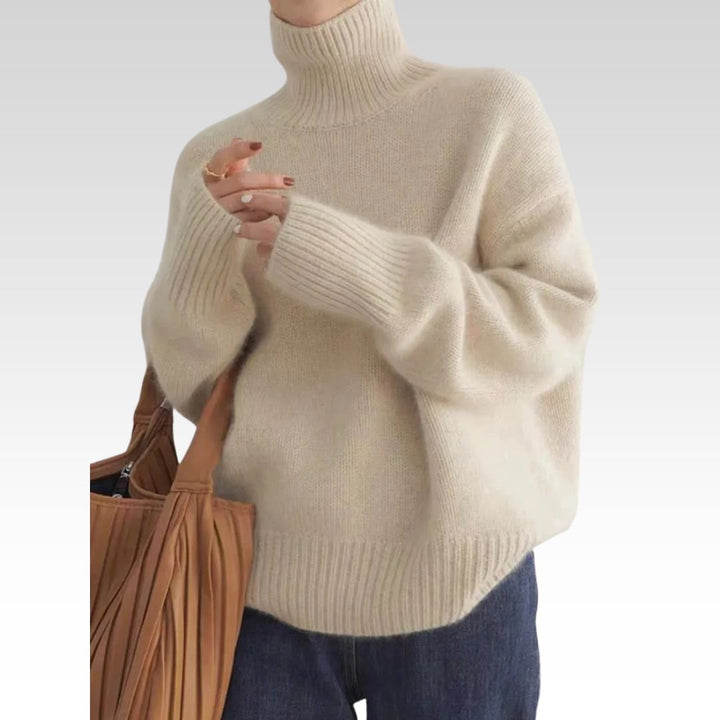 Autumn -  High Collar Sweater