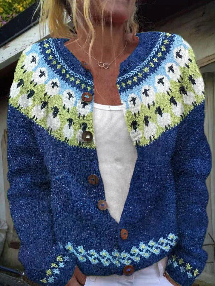 Nylah - Vintage Icelandic Cardigan