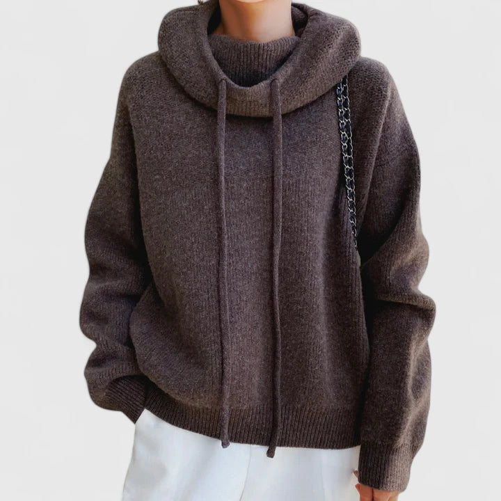 Zoey - Cozy Knit Hoodie