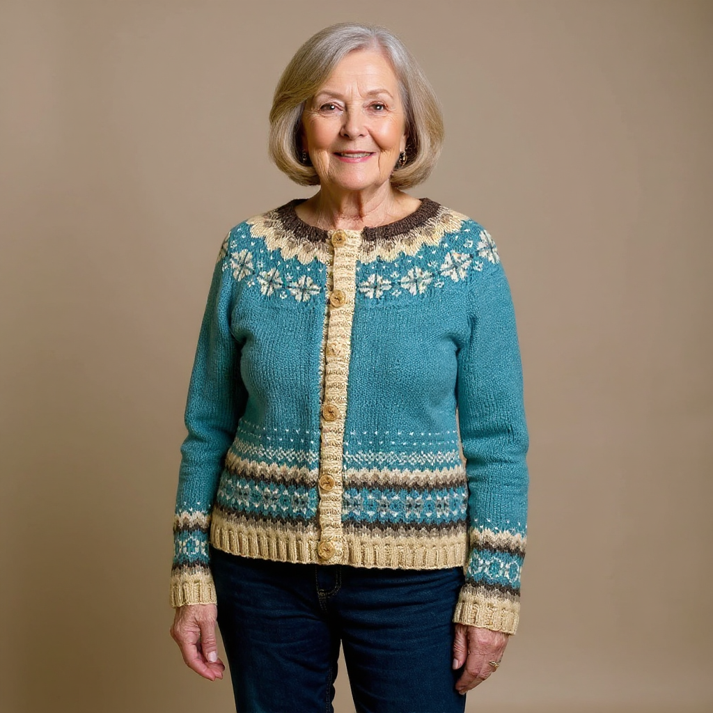Mariah - Vintage Icelandic Cardigan