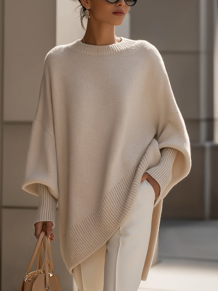 Emma – Effortless Elegance Oversized Poncho