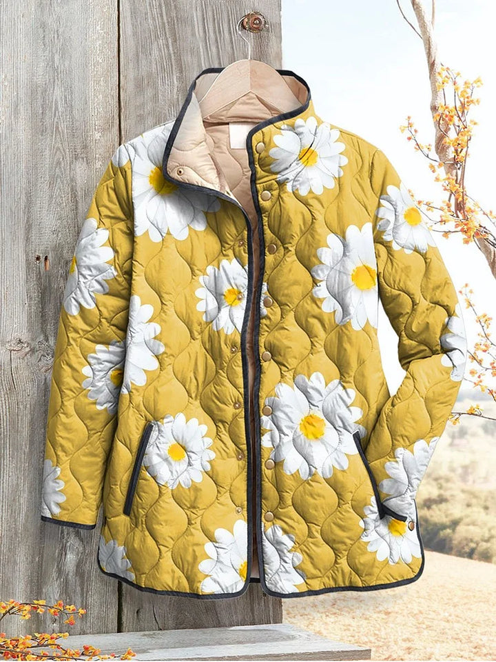 Alexandria - Charming Daisy Pattern Women's Jacket