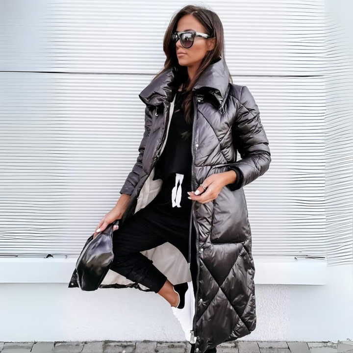 Camila -  Luxe Quilted Long Puffer