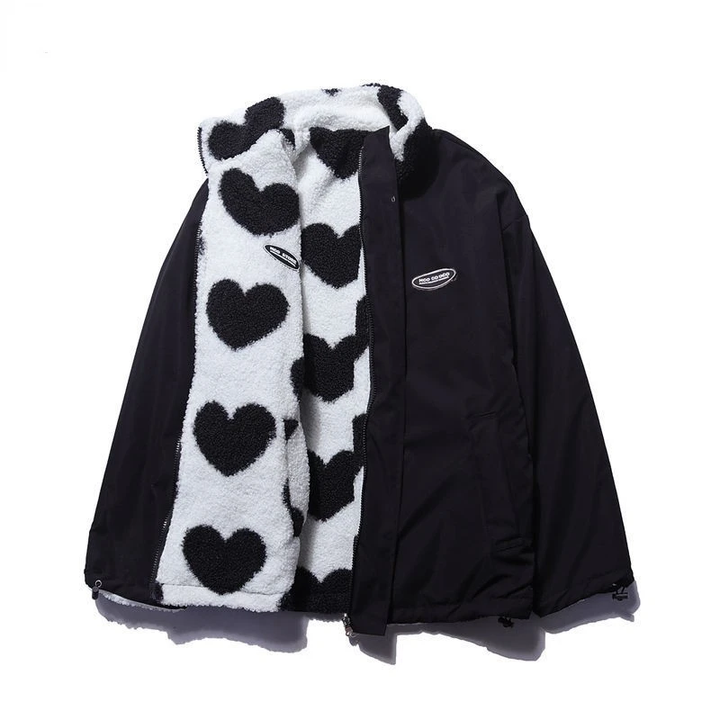 Natalie -  Reversible Heart Jacket