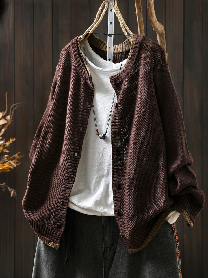 ALICE - TEXTURED CARDIGAN