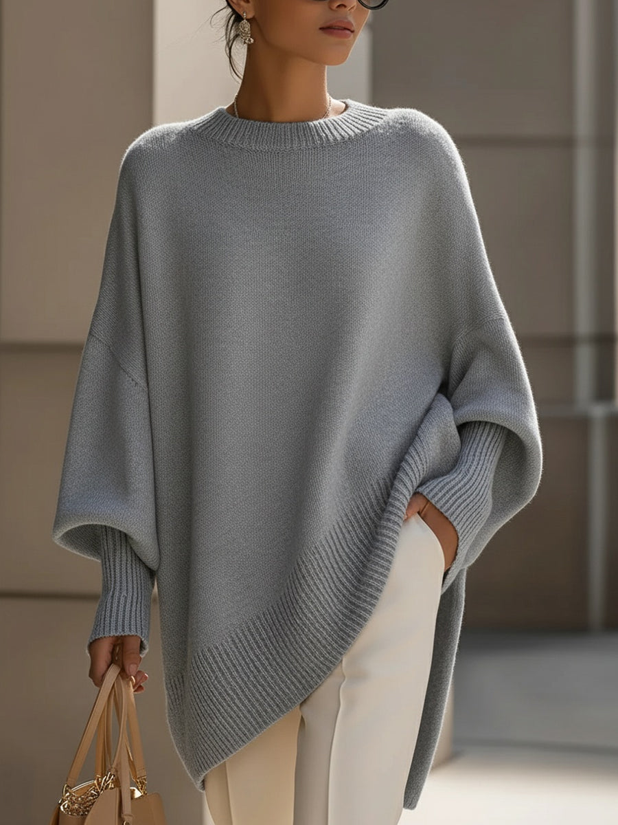 Emma – Effortless Elegance Oversized Poncho