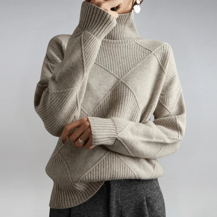 Paisley - Luxe Cashmere Turtleneck Sweater
