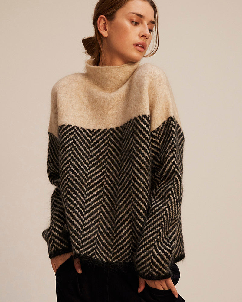 Layla - Cotton Turtleneck Sweater