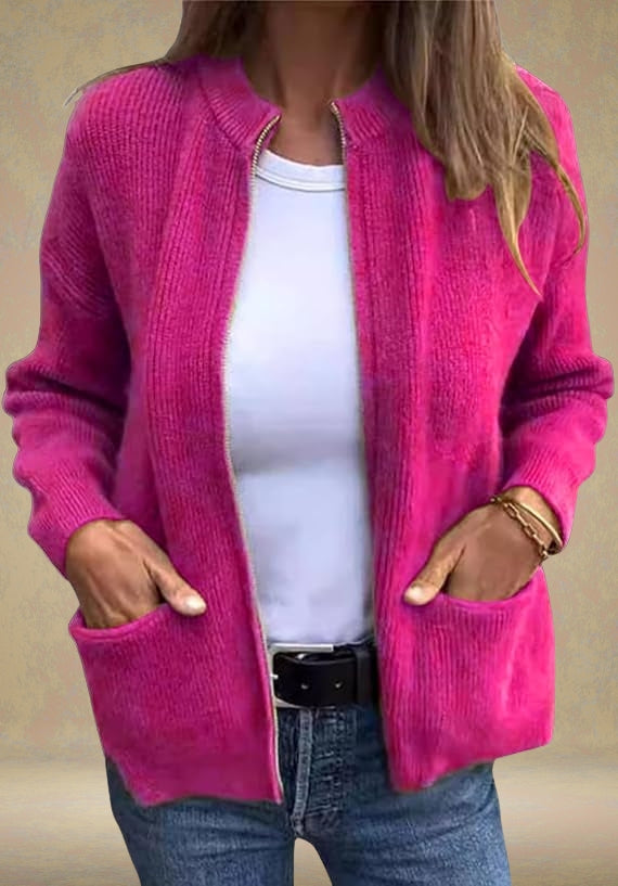 Gianna - Everyday Cardigan With Zipper