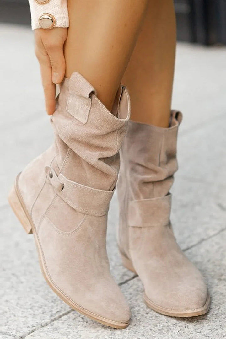 Adelyn -  Luxurious Suede Ankle Boots