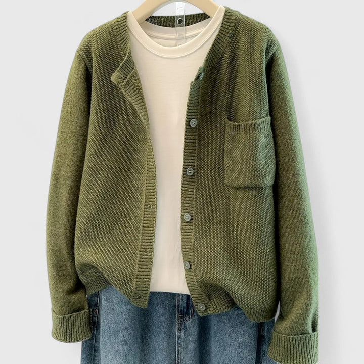 Nevaeh - Casual Button Up Cardigan