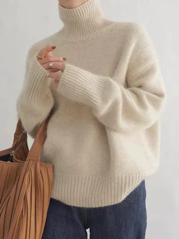 Penelope - Luxe Cashmere Turtleneck Sweater