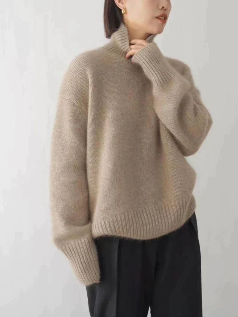 Autumn -  High Collar Sweater