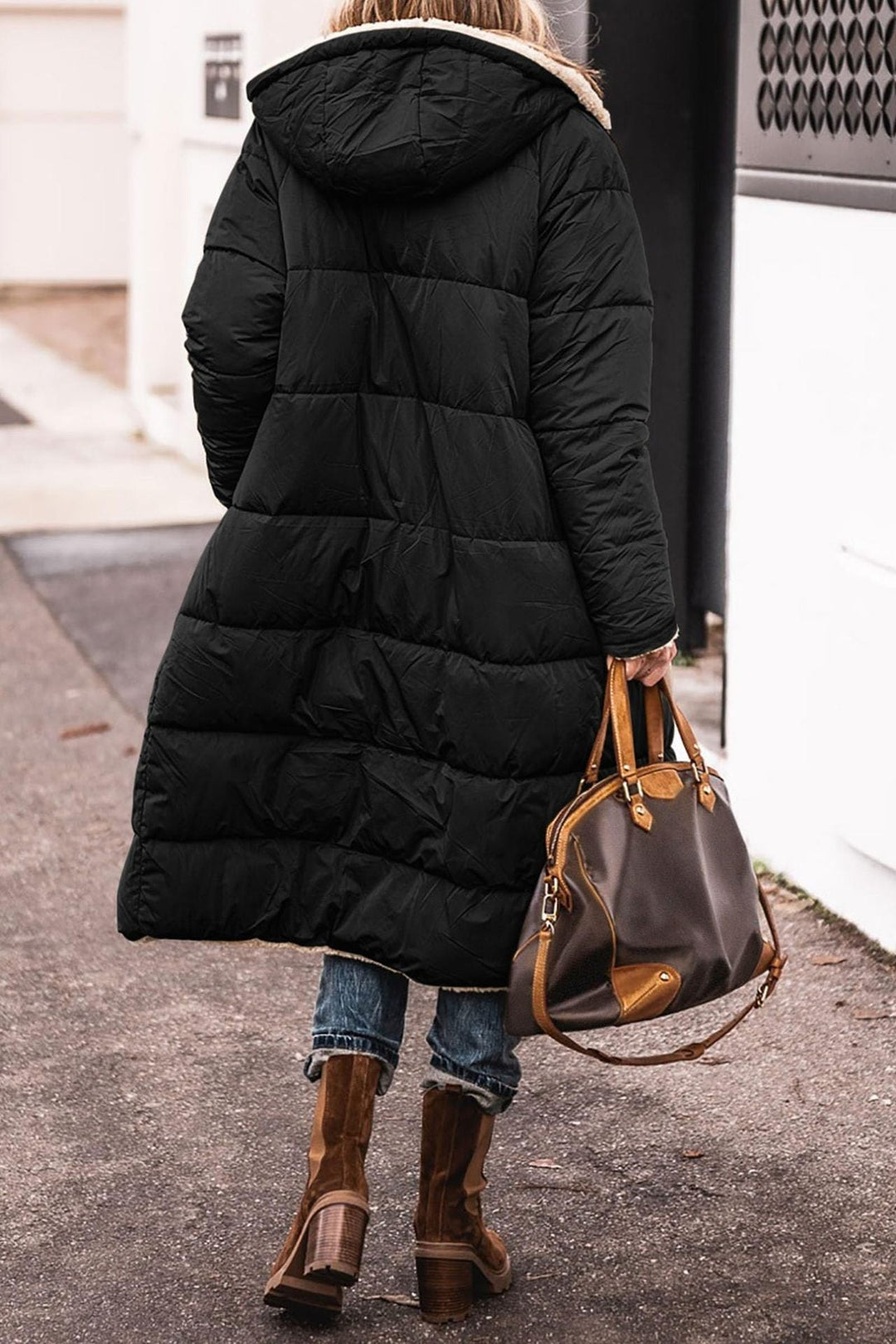 Sadie - Longline Sherpa Coat