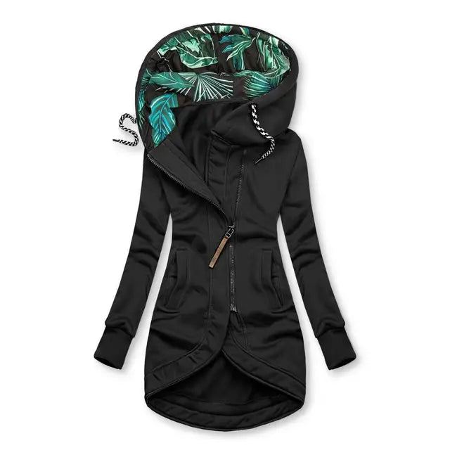 Claire - Hooded Asymmetrical Jacket
