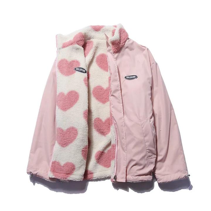 Natalie -  Reversible Heart Jacket