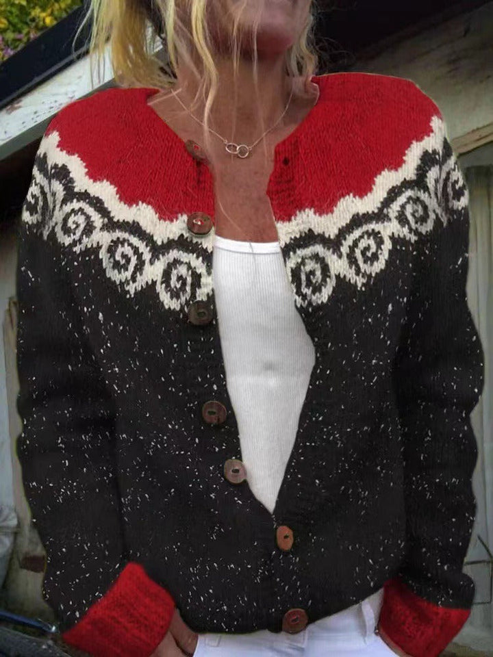 Saige - Vintage Icelandic Cardigan