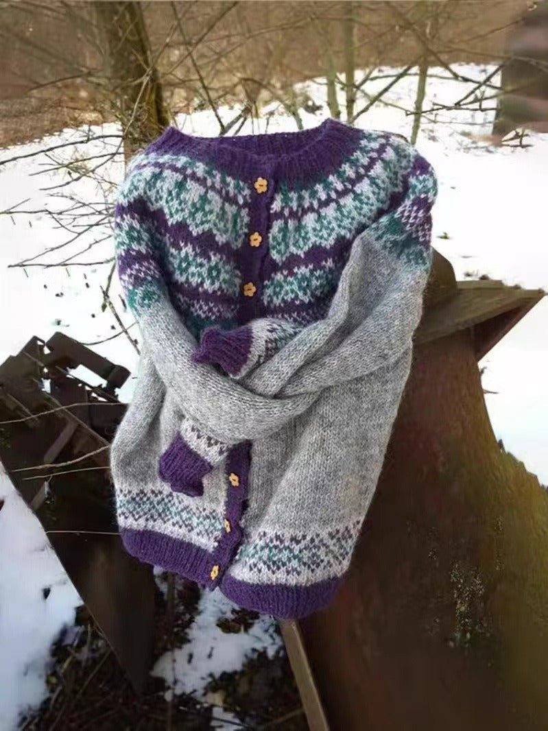 Sabrina -  Vintage Icelandic Cardigan