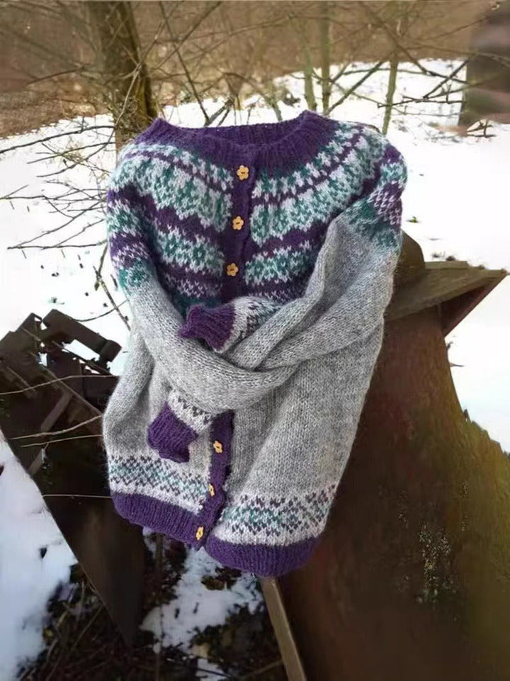 Sabrina -  Vintage Icelandic Cardigan
