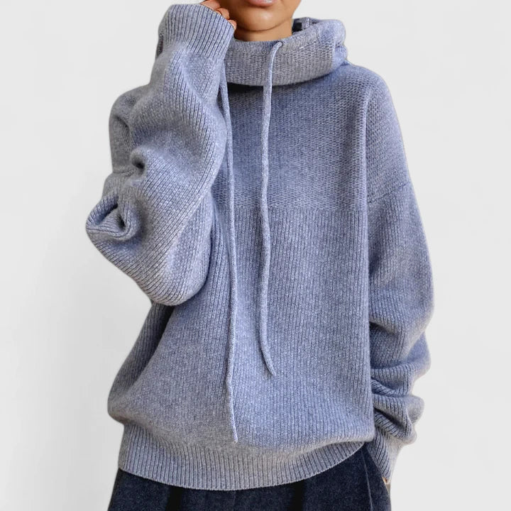 Zoey - Cozy Knit Hoodie