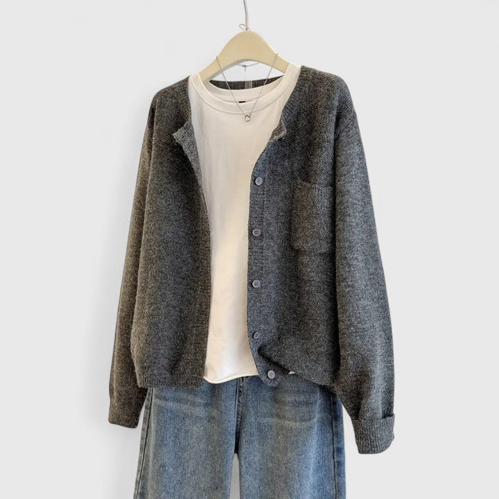Nevaeh - Casual Button Up Cardigan