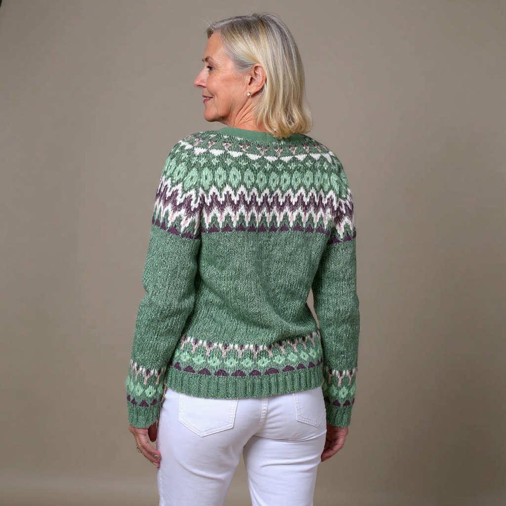 Fern -  Vintage Icelandic Cardigan