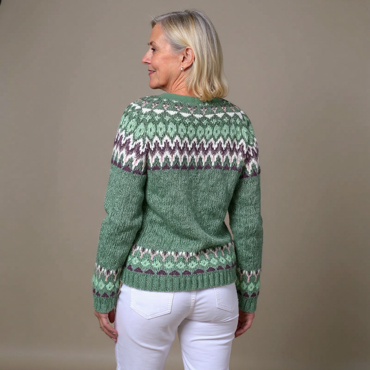 Fern -  Vintage Icelandic Cardigan